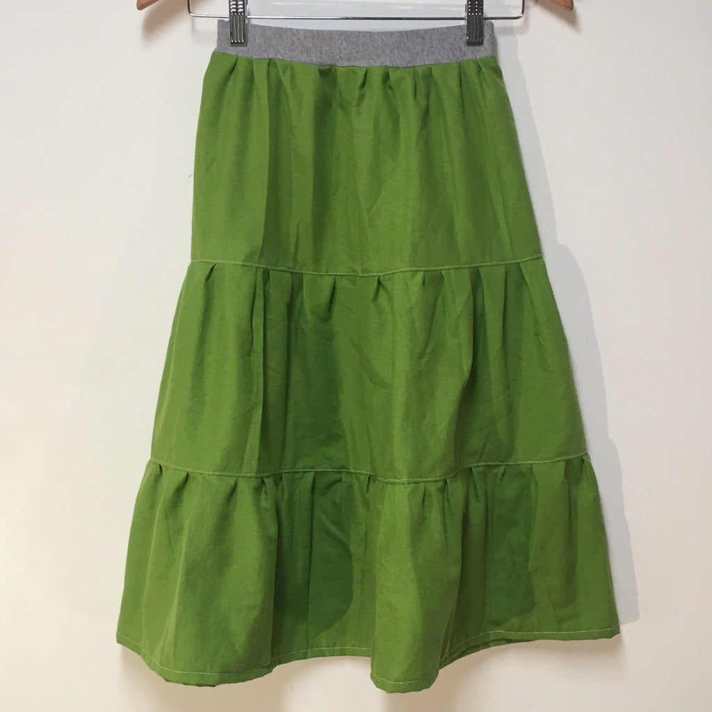 Maxi Cotton Green Skirt (8)
