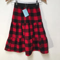 Maxi Flannel Plaid Skirt (5-6)