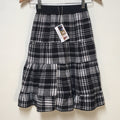 Maxi Flannel Plaid Skirt (6)