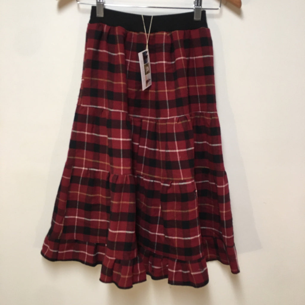 Maxi Flannel Plaid Skirt (10)