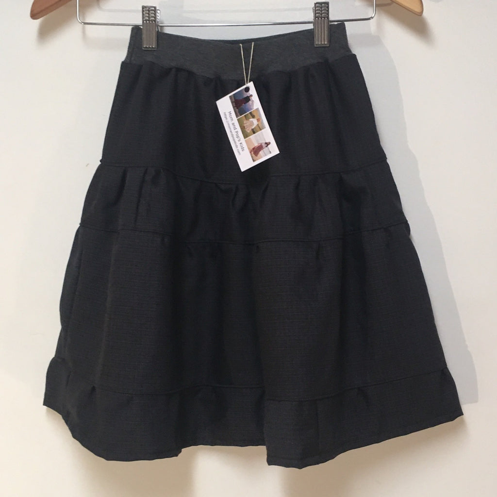 Midi Wool Gray Skirt (3)