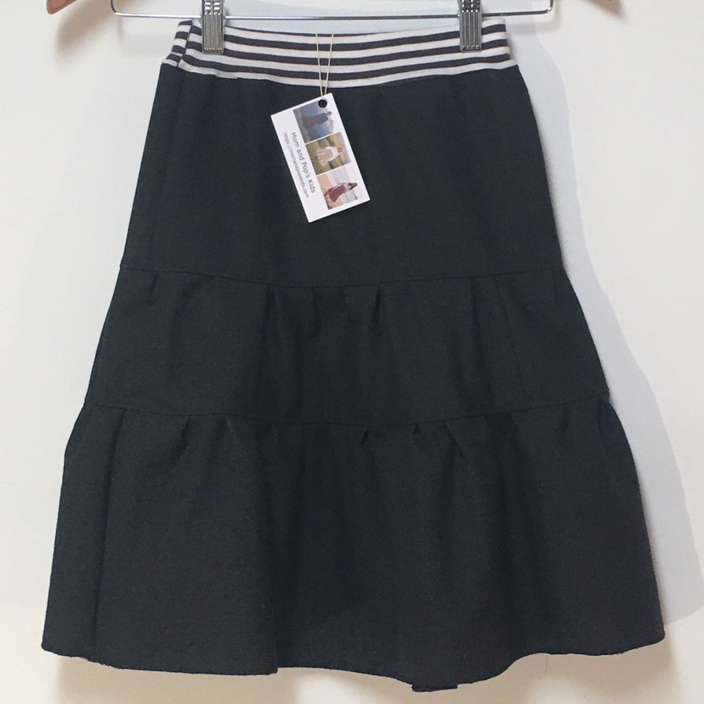Midi Wool Black Skirt (5)