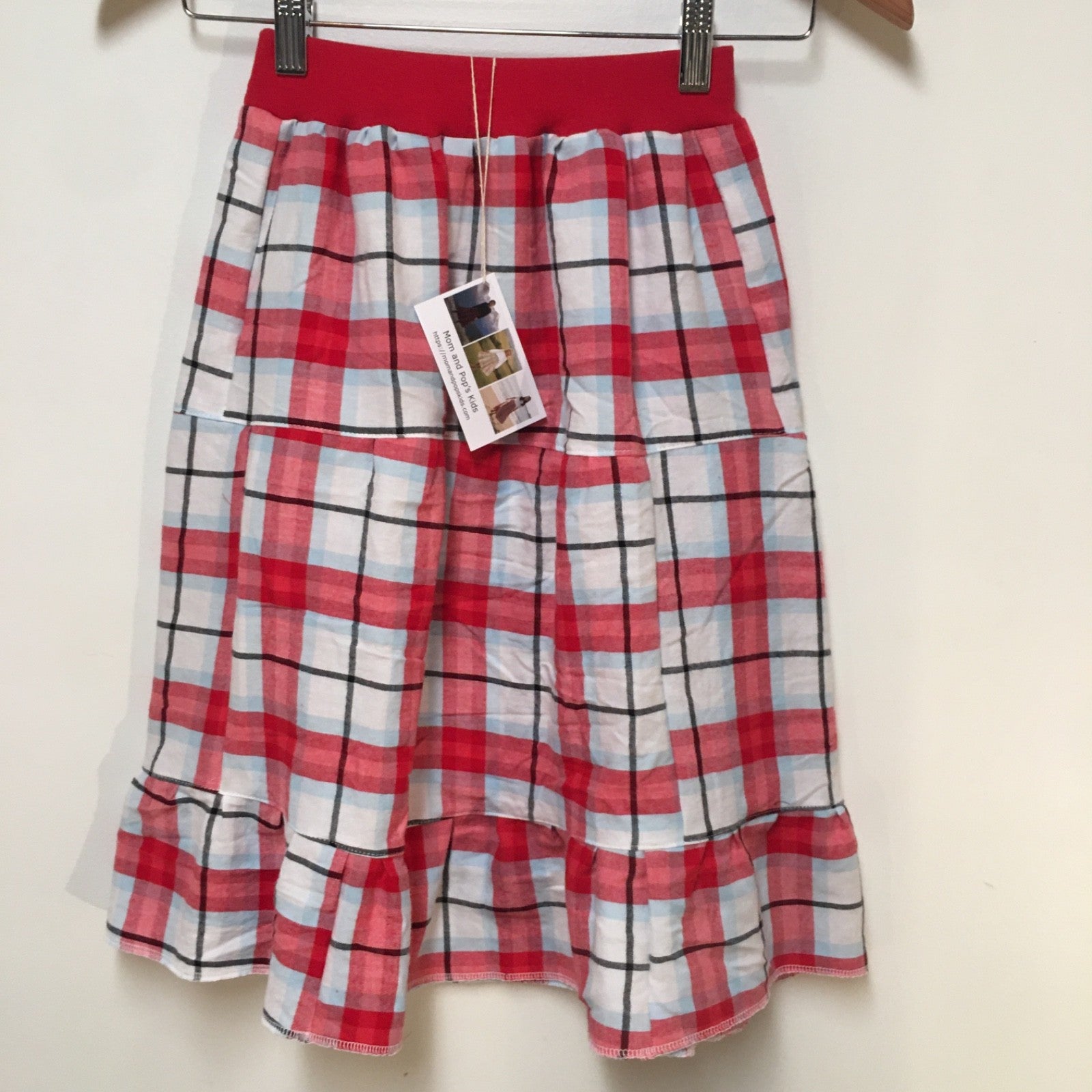 Maxi Flannel Plaid Skirt (5-6)
