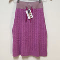 Midi Knit Purple Skirt (6)