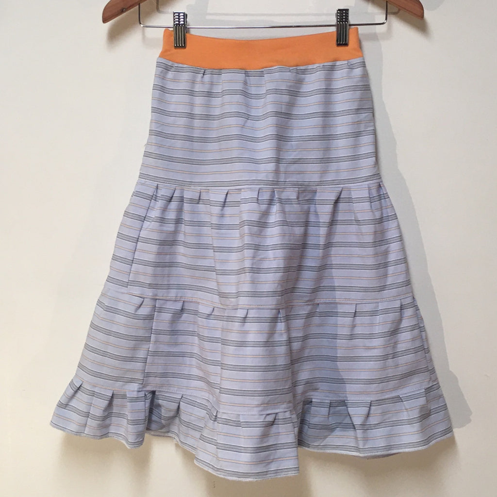 Midi Cotton Striped Skirt (6-7)
