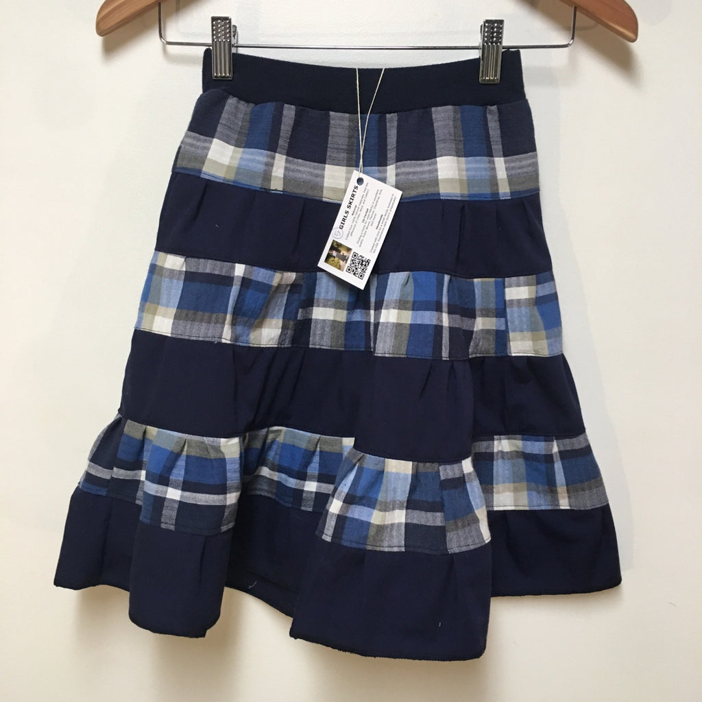 Midi Cotton Patchwork Skirt (5)