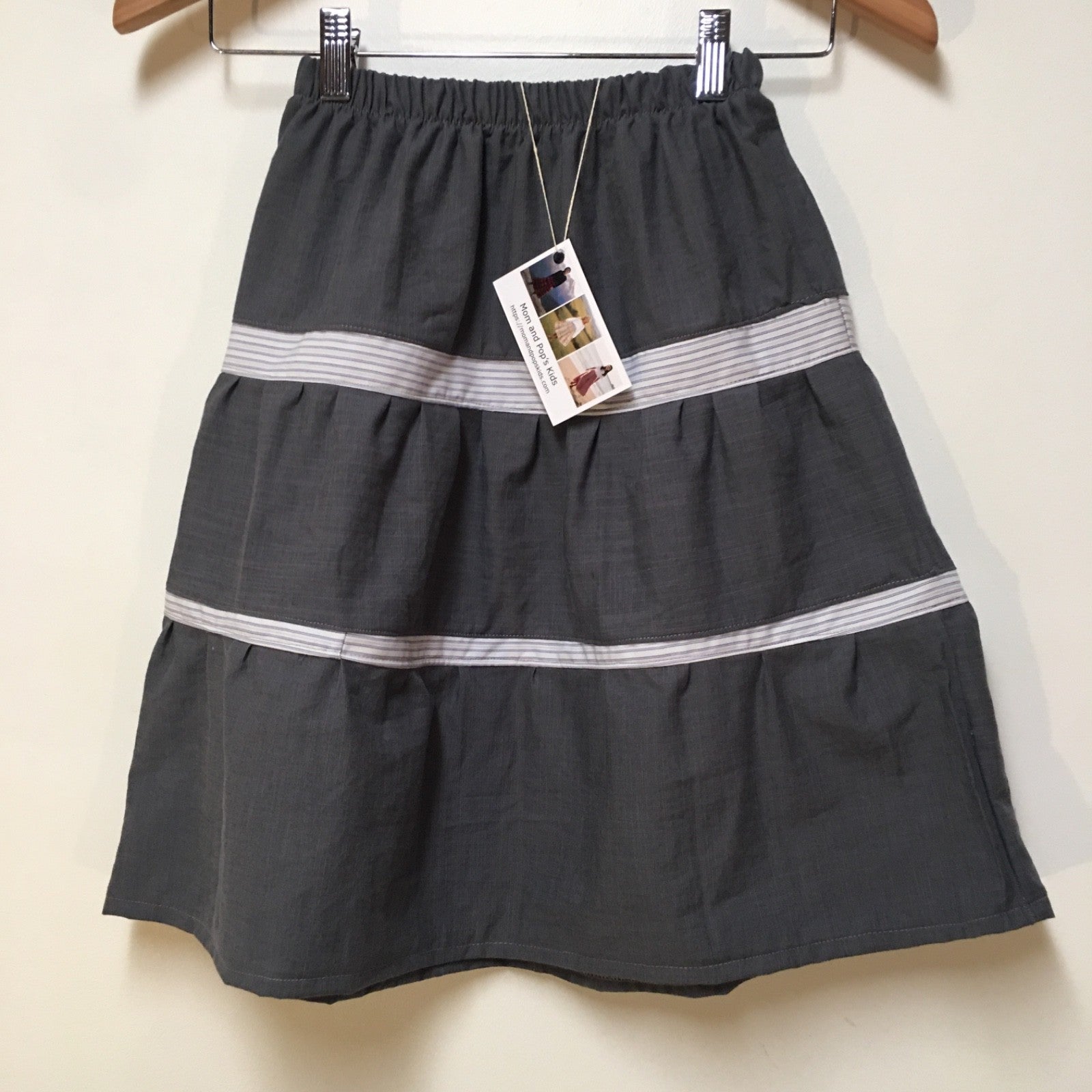 Midi Cotton Patchwork Skirt (4)
