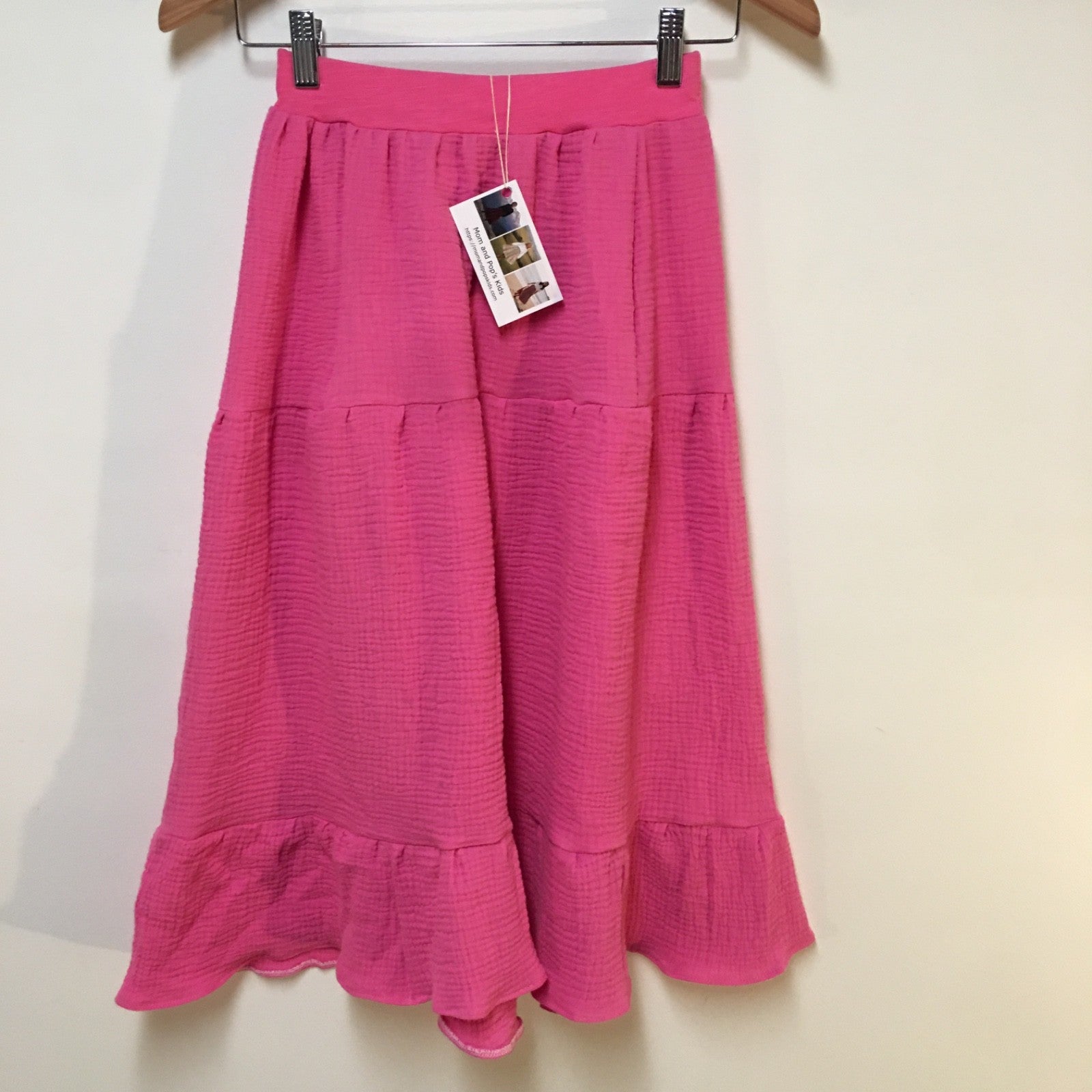Maxi Gauze Pink Skirt (10-12)