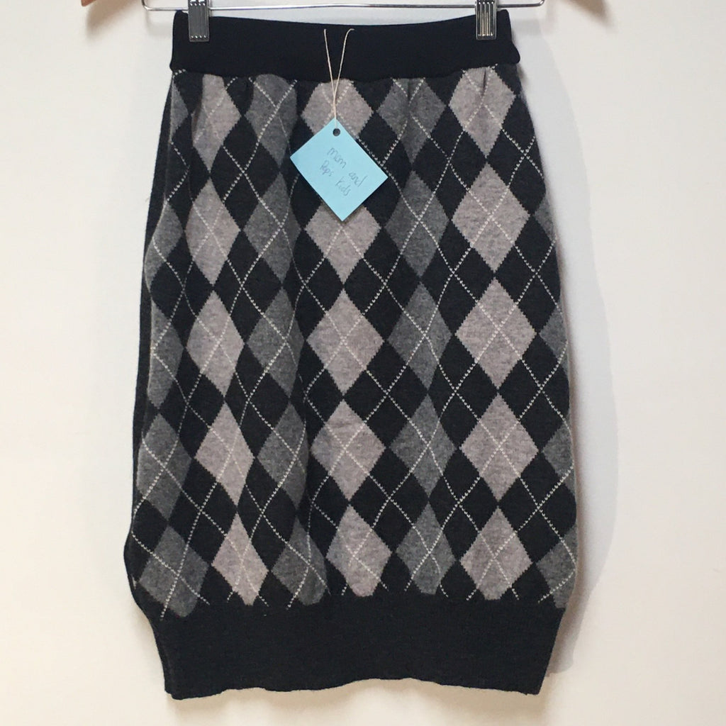 Midi Wool Argyle Skirt (8)