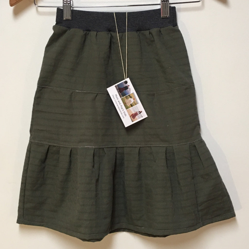 Maxi Cotton Green Skirt (2-3)