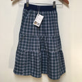 Maxi Cotton Plaid Skirt (4-5)