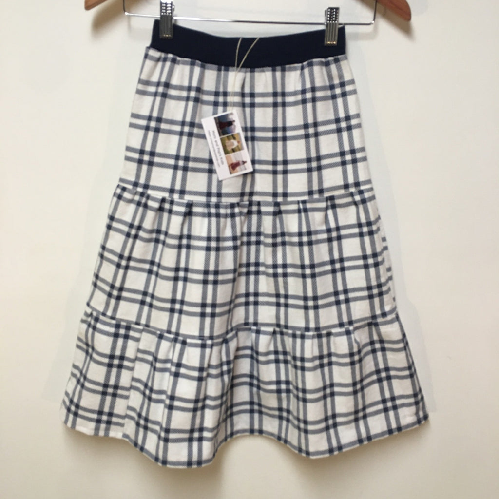 Maxi Flannel Plaid Skirt (7)