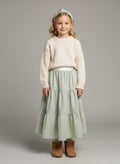 Maxi Flannel Polka Dot Skirt (10-12)