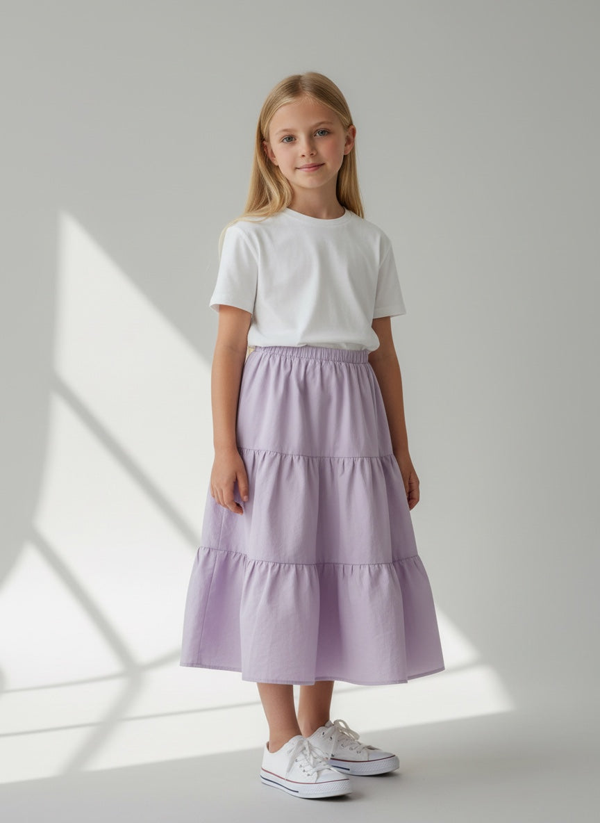 Maxi Organic Cotton Skirt (10-12)