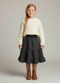 Midi Wool Geometric Skirt (6)
