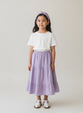 Maxi Organic Cotton Purple Skirt (6-7)