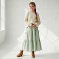Maxi Flannel Polka Dot Skirt (14-16)