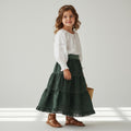 Maxi Cotton Geometric Skirt (3-4)