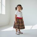 Midi Cotton Plaid Skirt (2)