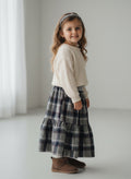 Maxi Flannel Plaid Skirt (5)