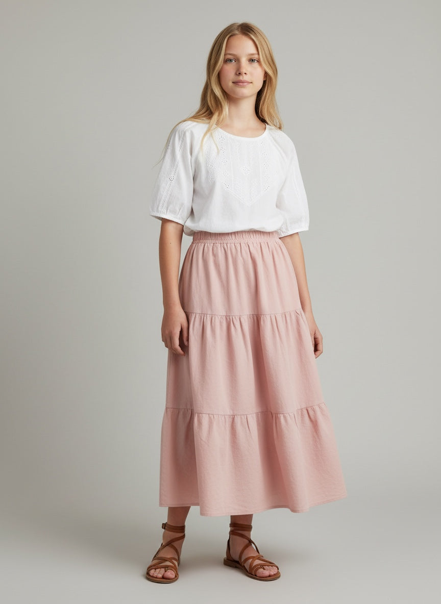 Midi Organic Cotton Skirt (14-16)