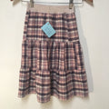 Maxi Cotton Plaid Skirt (5)