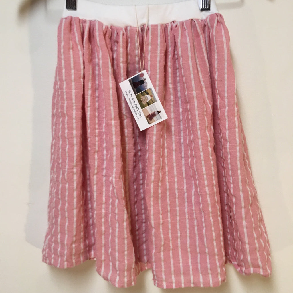 Midi Gauze Striped Skirt (4)