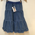 Midi Cotton Plaid Skirt (6-7)