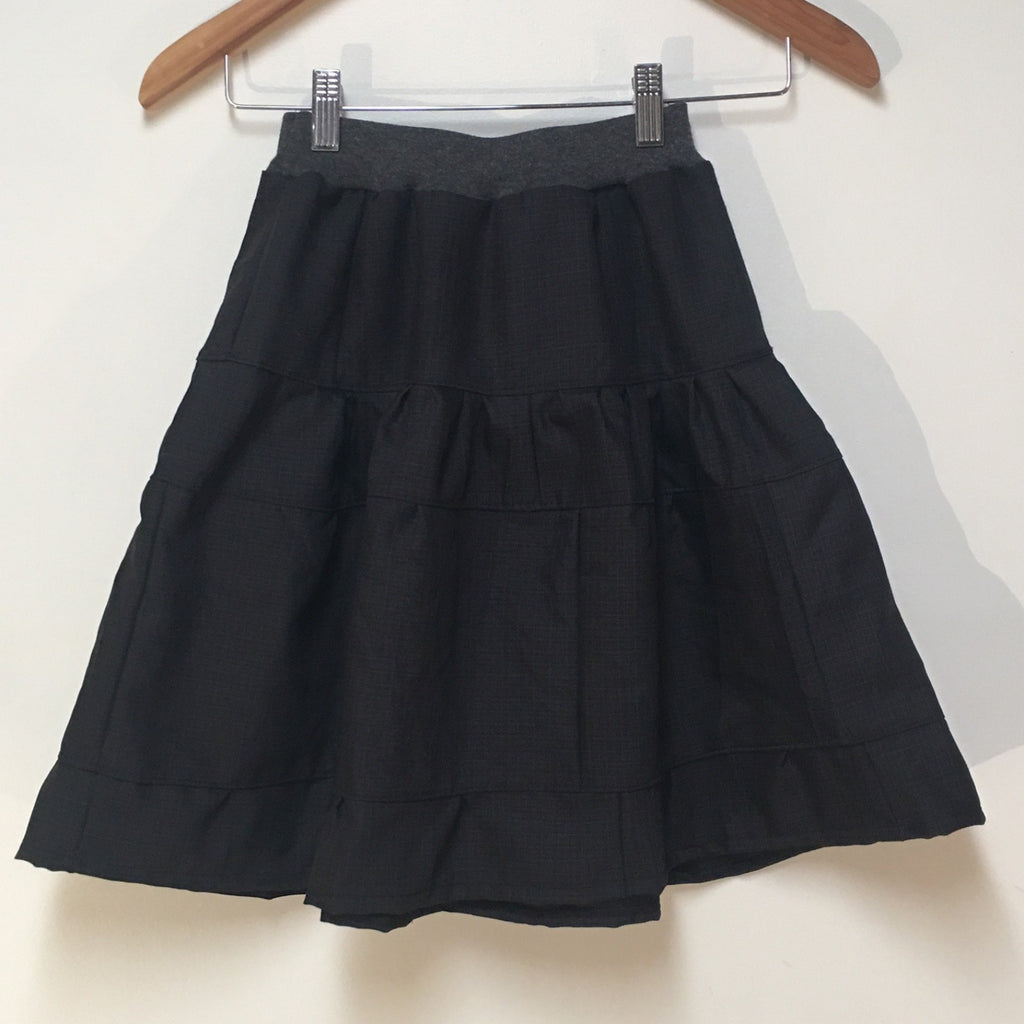 Midi Wool Gray Skirt (3)