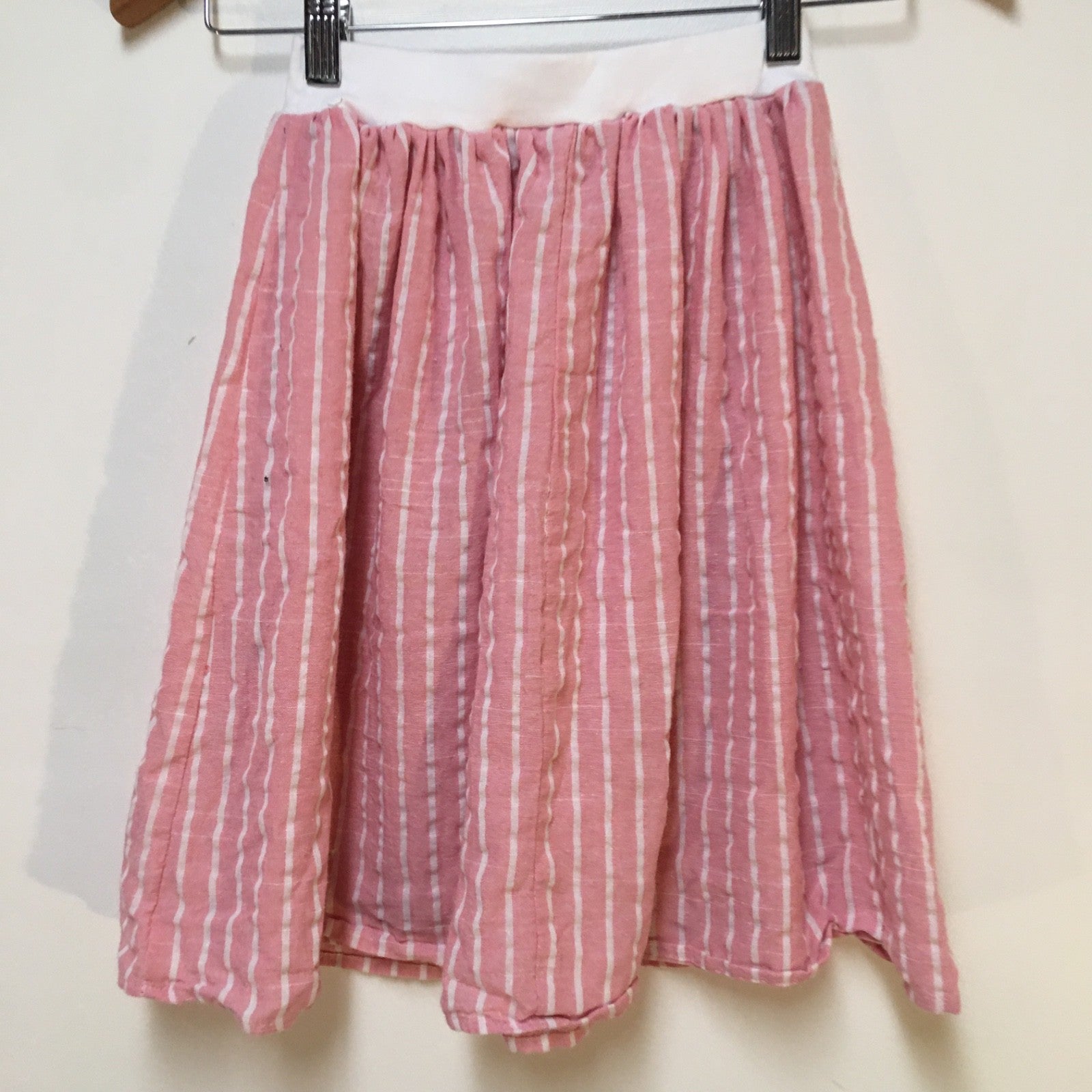 Midi Gauze Striped Skirt (4)