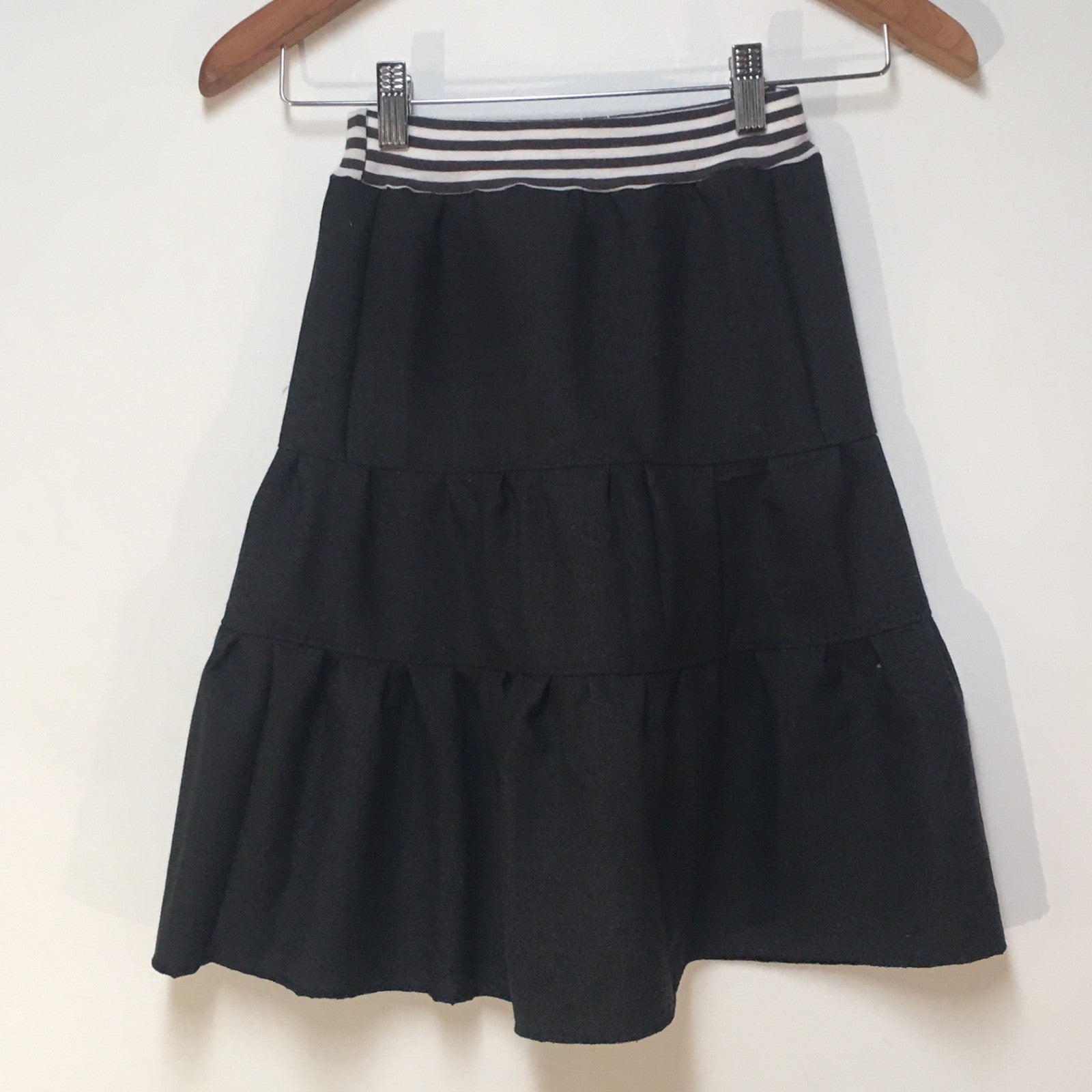 Midi Wool Black Skirt (5)