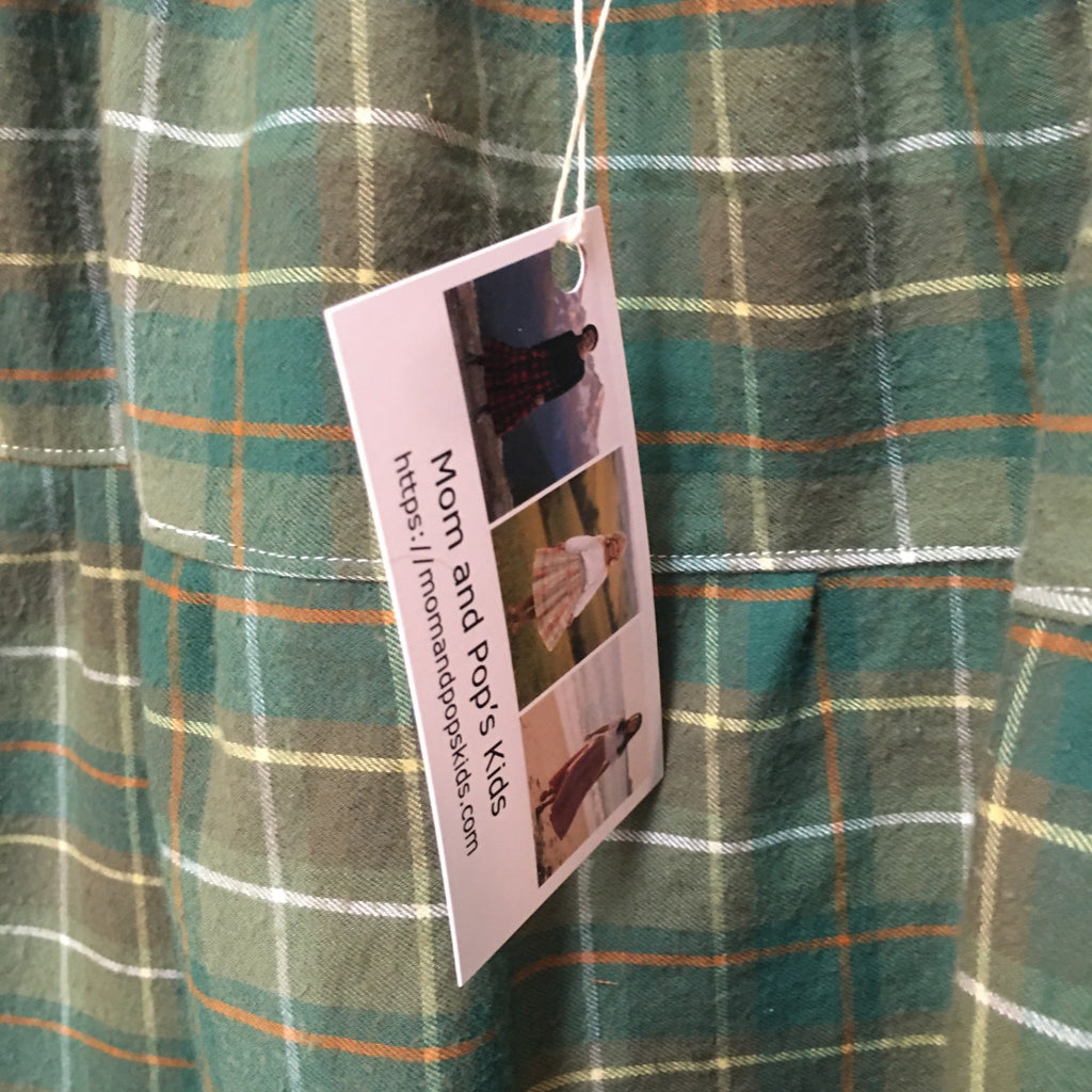 Midi Flannel Plaid Skirt (6)
