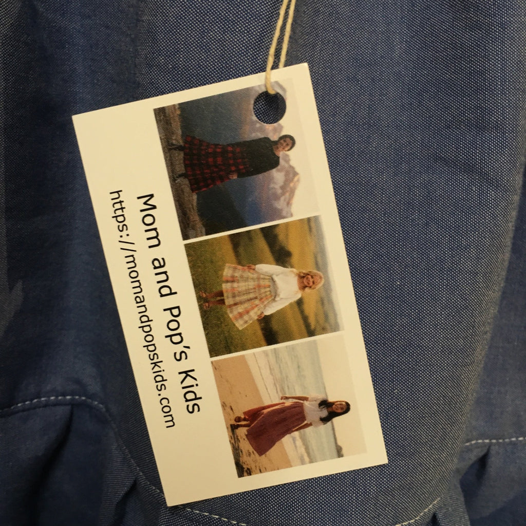 Maxi Cotton Chambray Skirt (3-4)