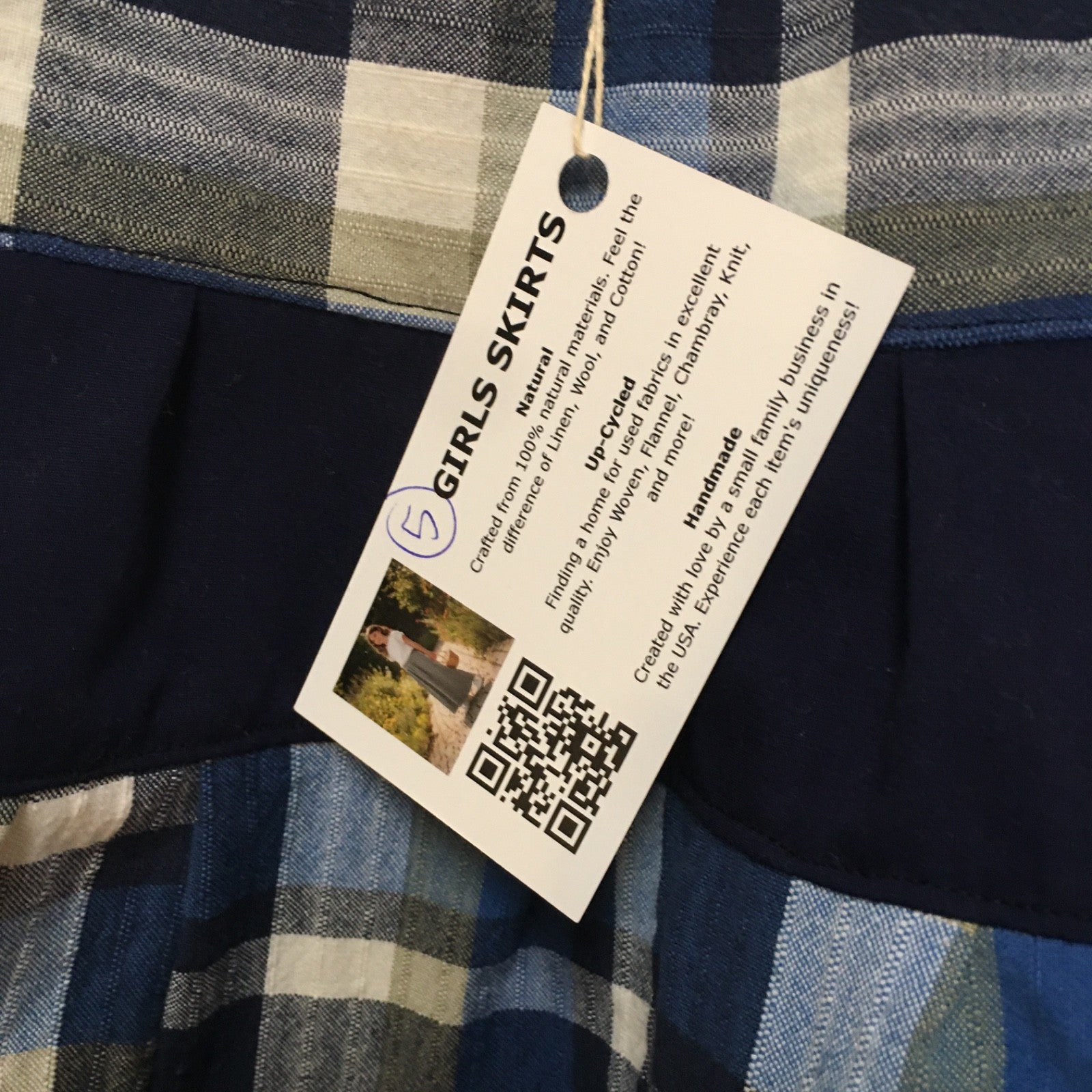 Midi Cotton Patchwork Skirt (5)