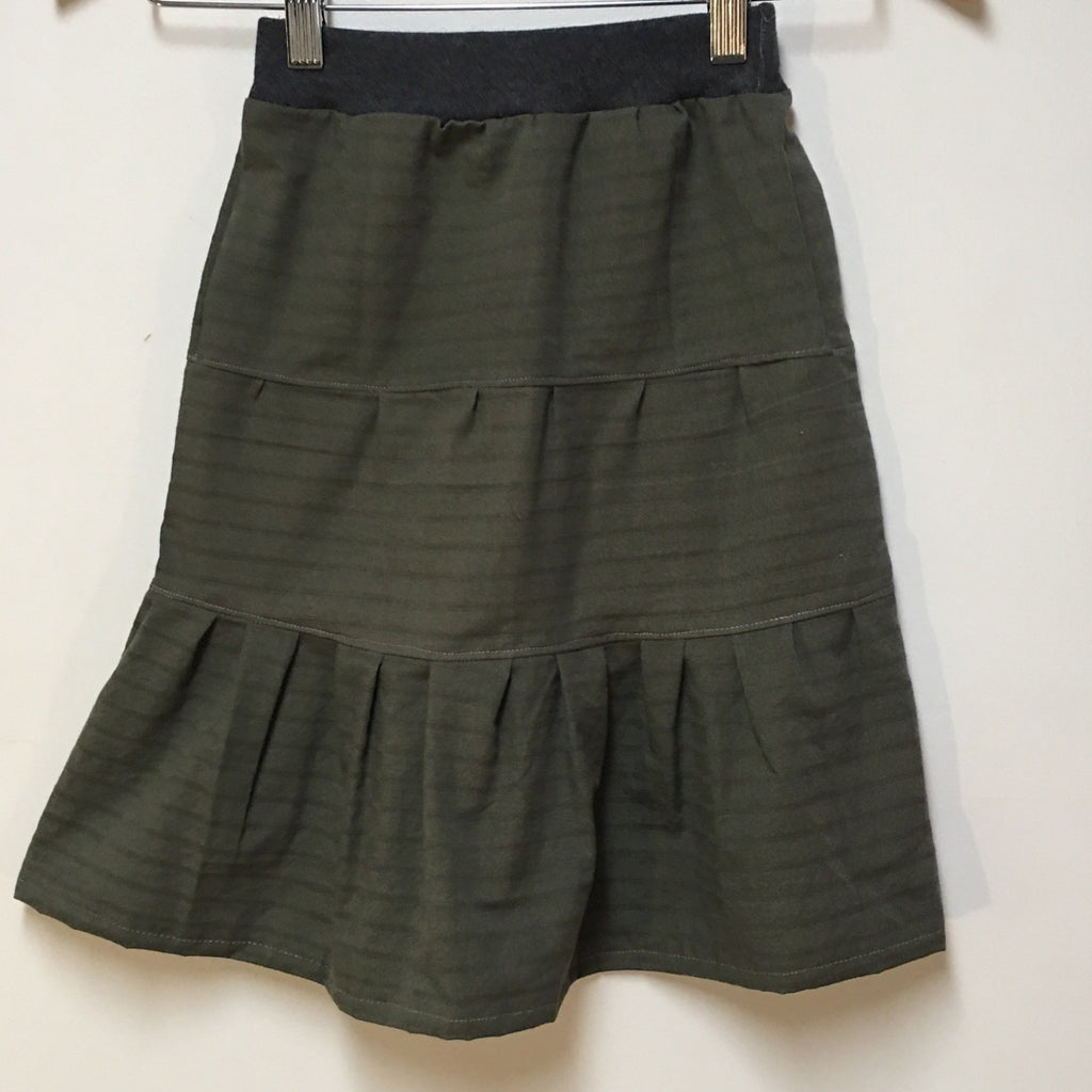 Maxi Cotton Green Skirt (2-3)