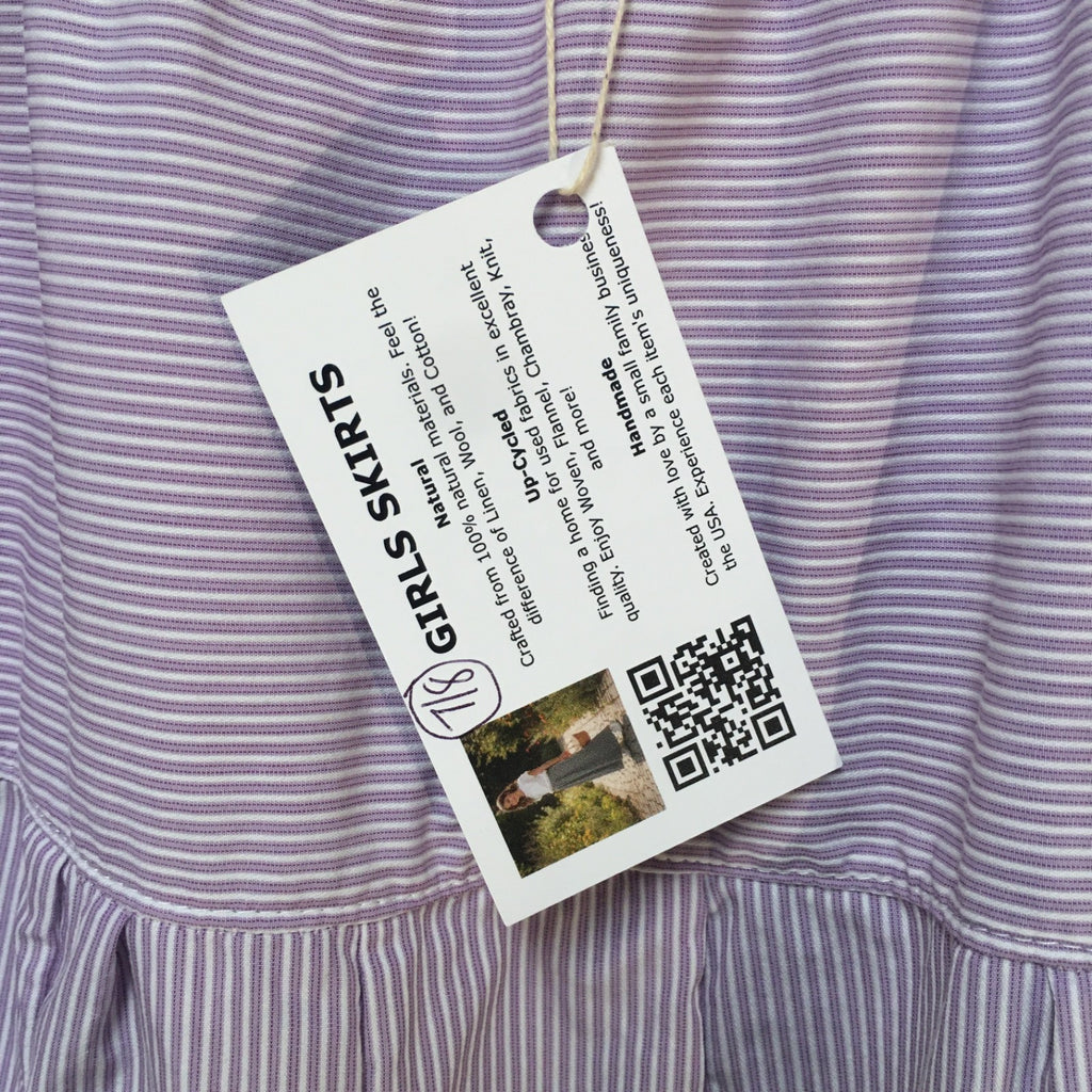 Maxi Cotton Striped Skirt (7-8)