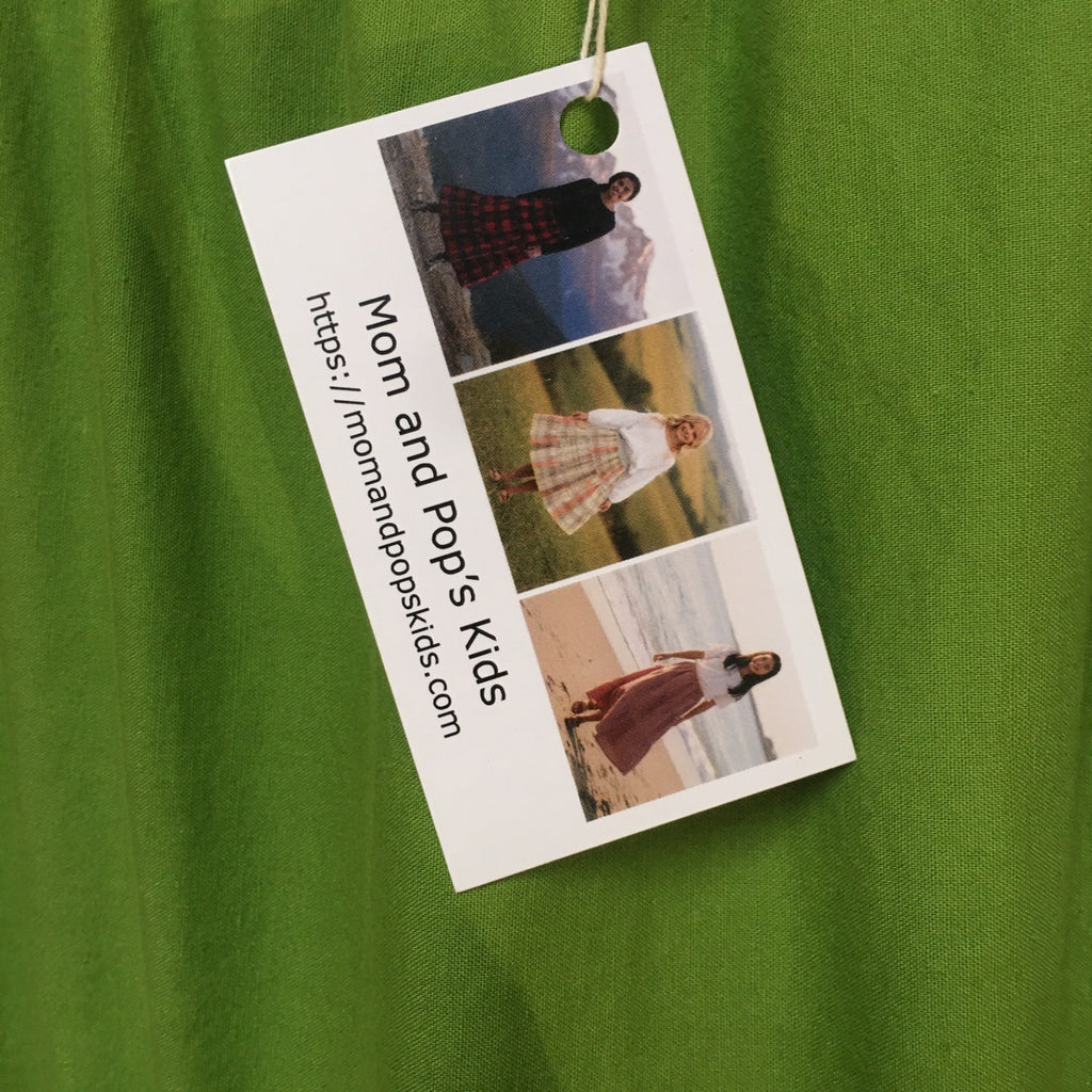 Maxi Cotton Green Skirt (14-16)