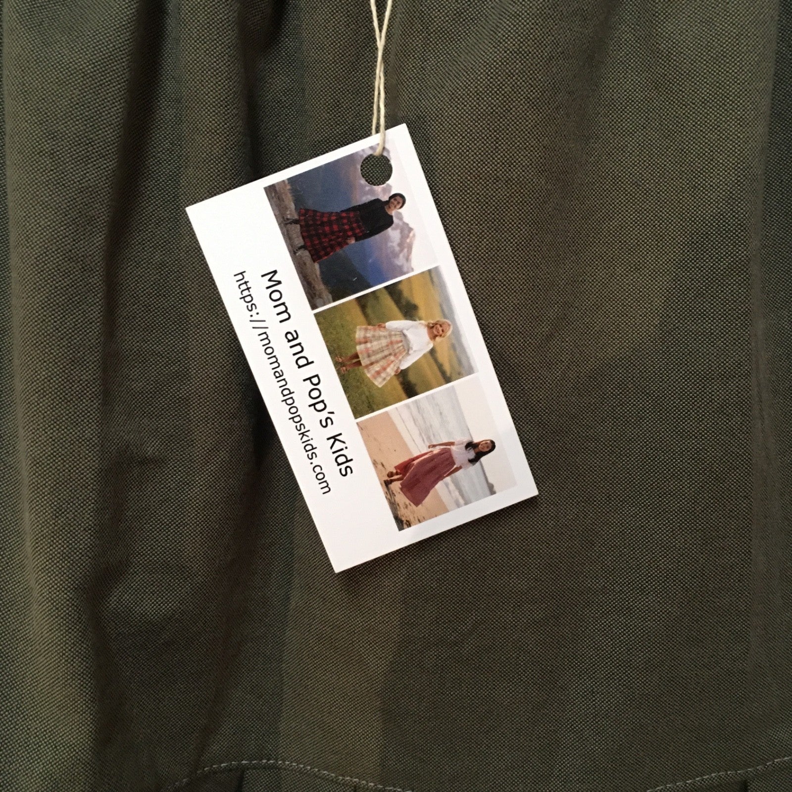Maxi Chambray Green Skirt (6-7)
