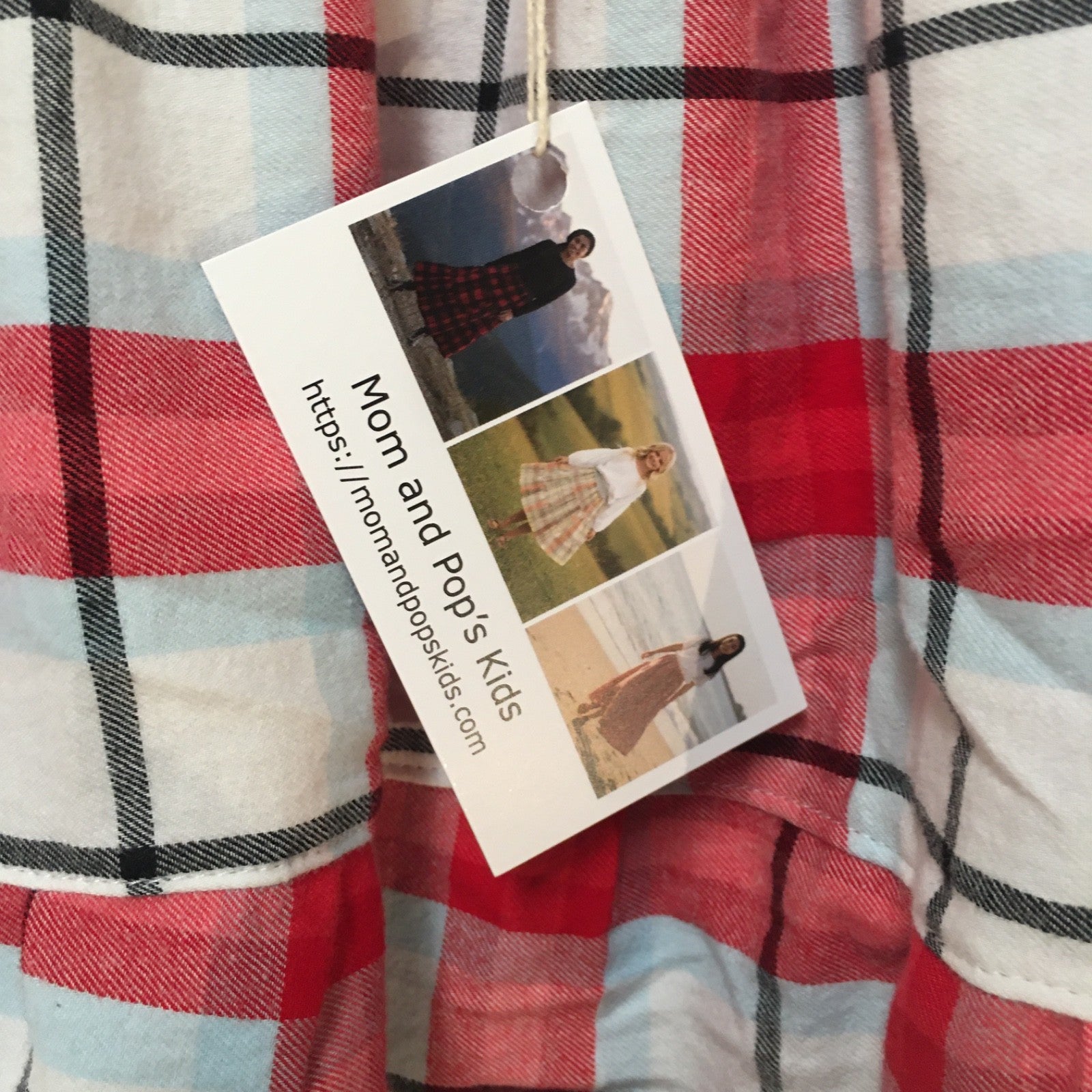 Maxi Flannel Plaid Skirt (5-6)