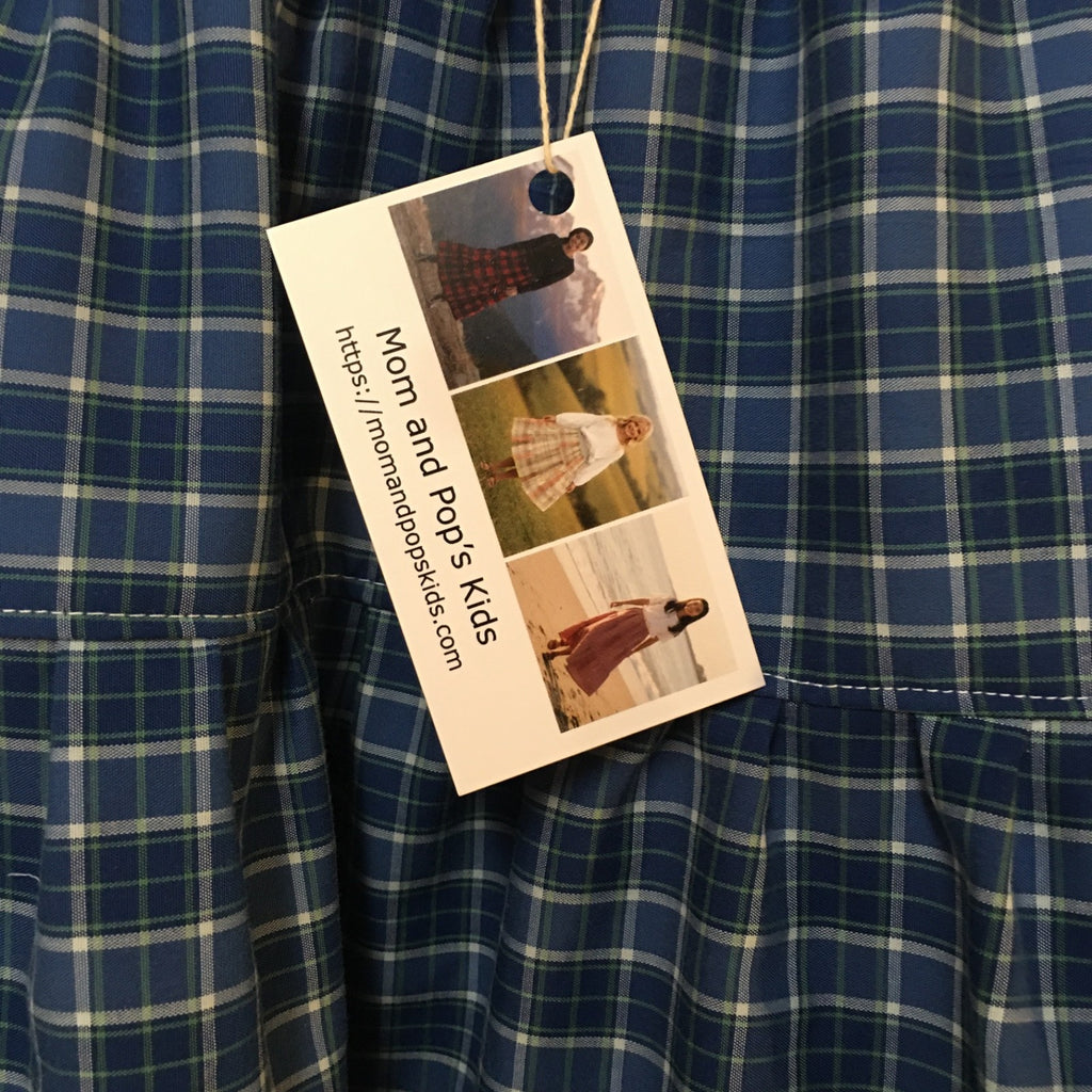 Midi Cotton Plaid Skirt (6-7)