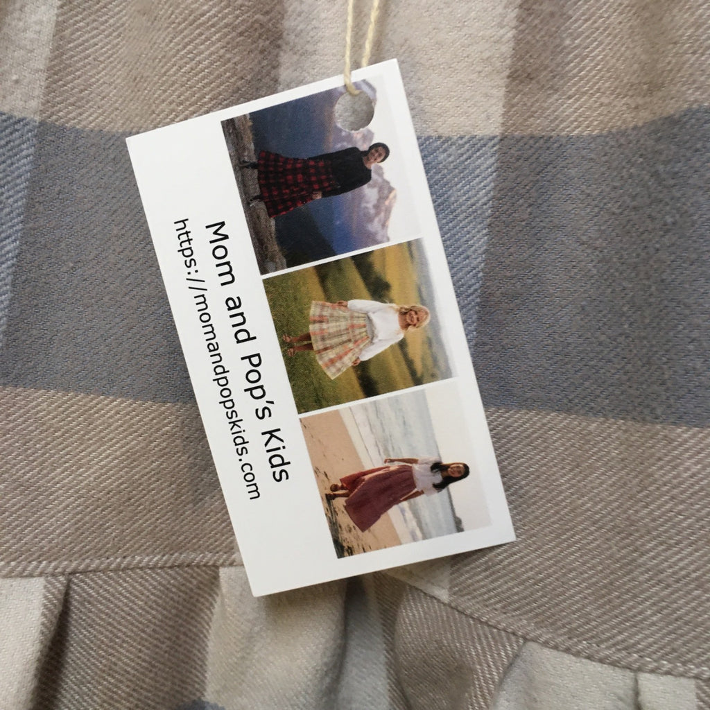 Maxi Flannel Checkered Skirt (5)