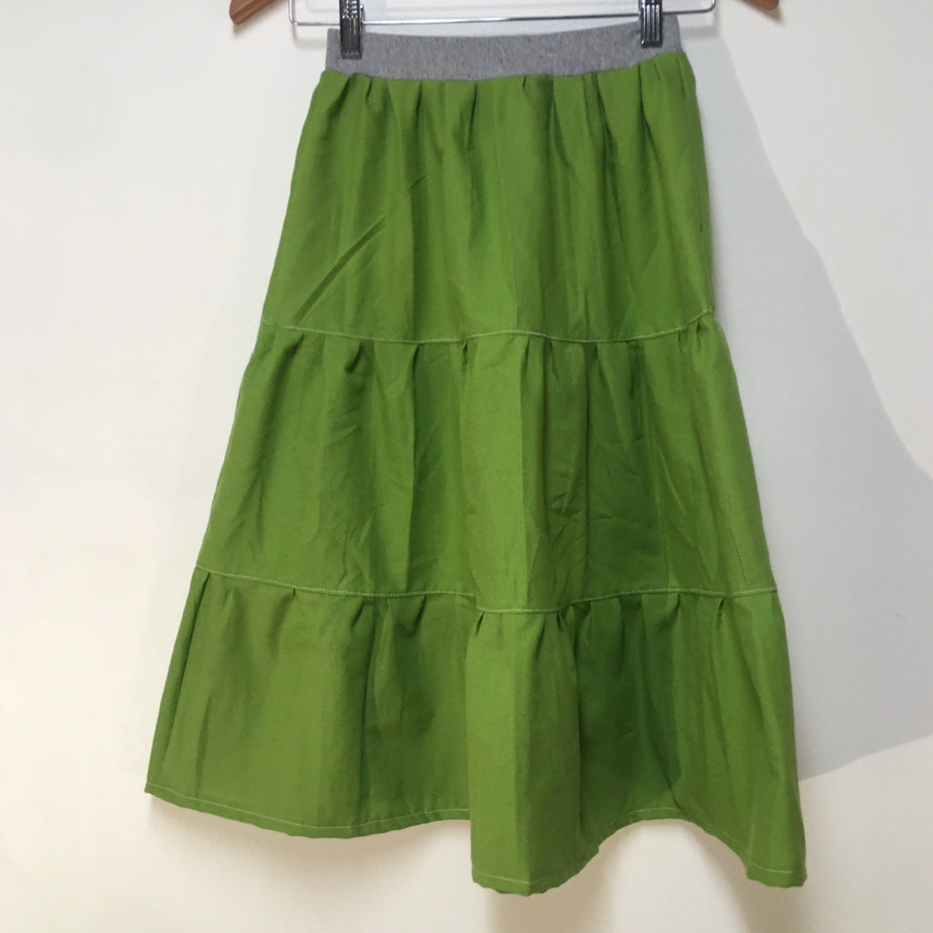 Maxi Cotton Green Skirt (8)