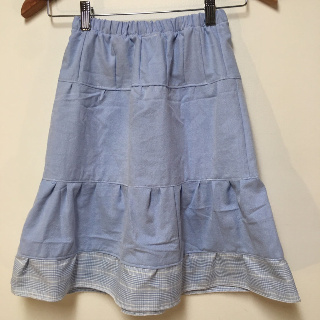 Midi Chambray Blue Skirt (5-6)