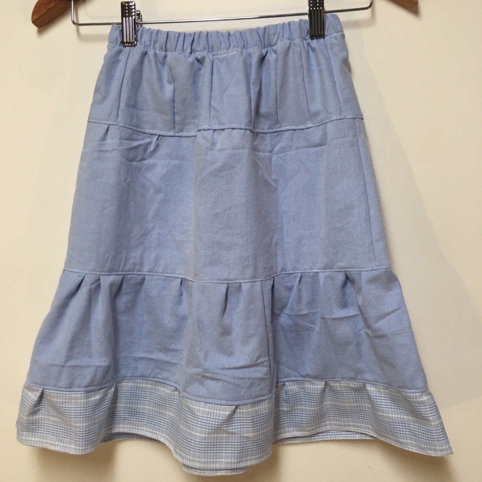 Midi Chambray Blue Skirt (5-6)