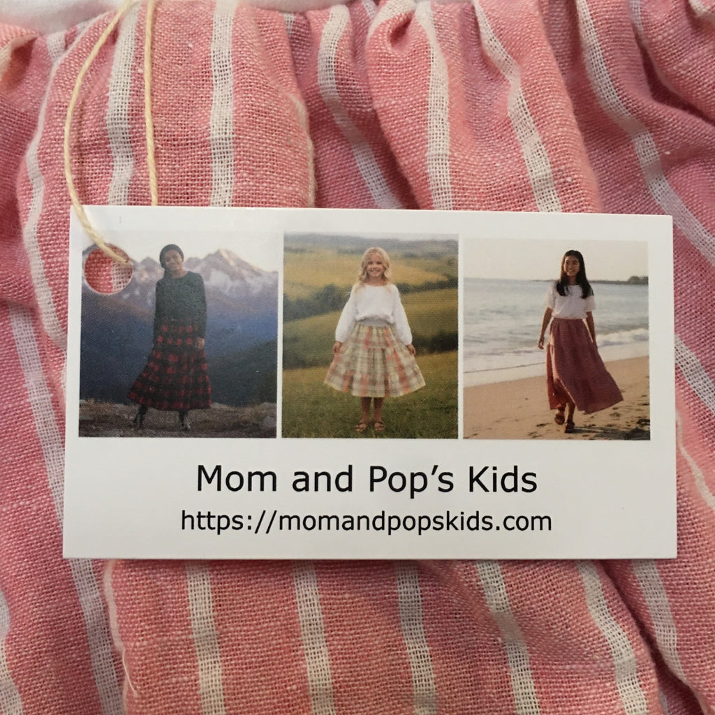 Midi Gauze Striped Skirt (4)