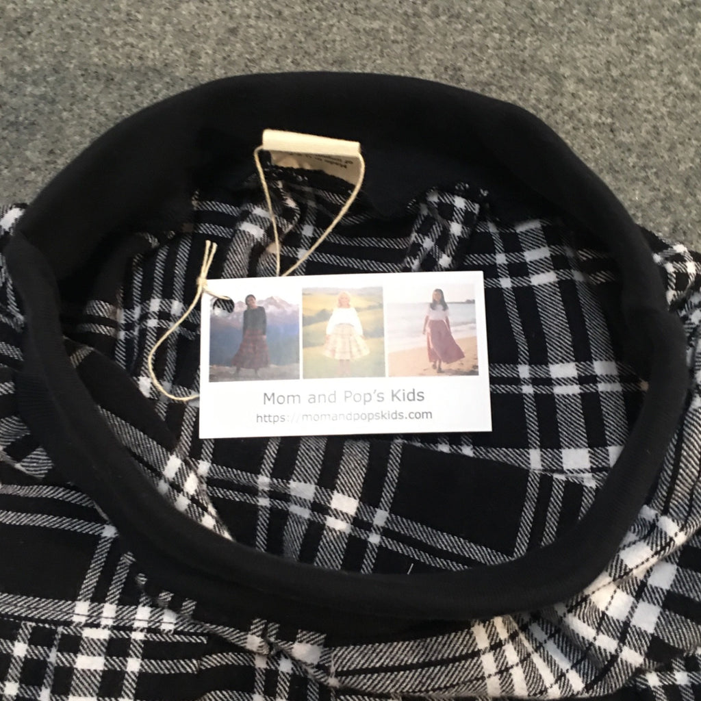 Maxi Flannel Plaid Skirt (6)