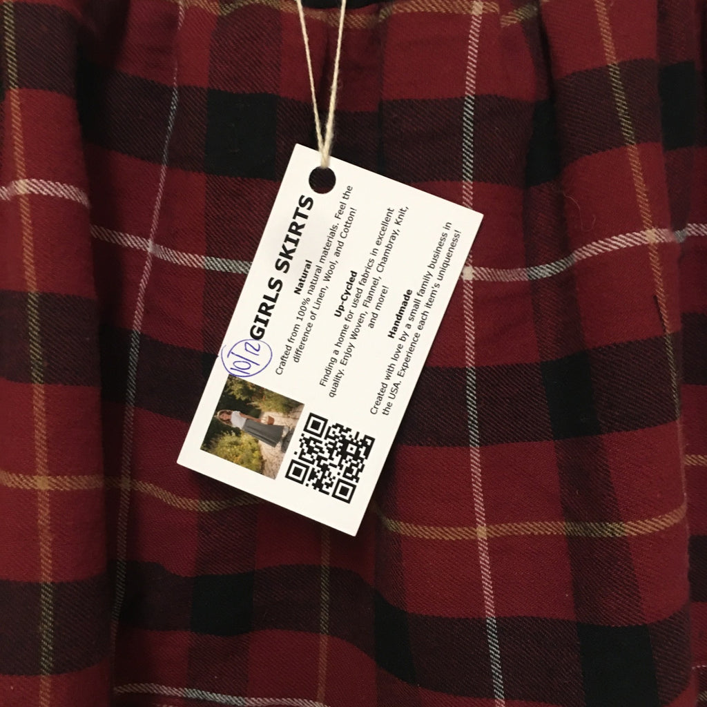 Maxi Flannel Plaid Skirt (10)