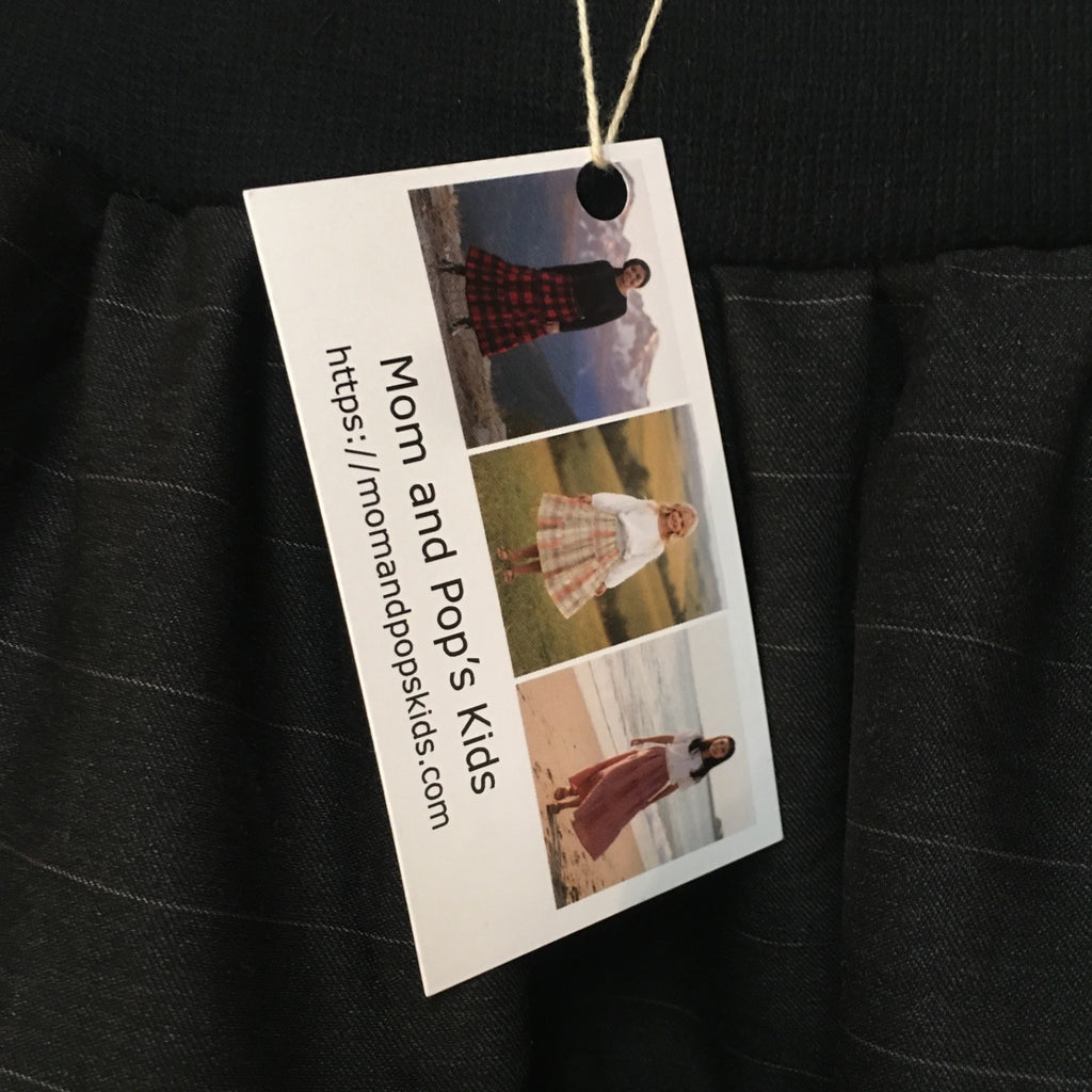 Midi Wool Striped Skirt (5)