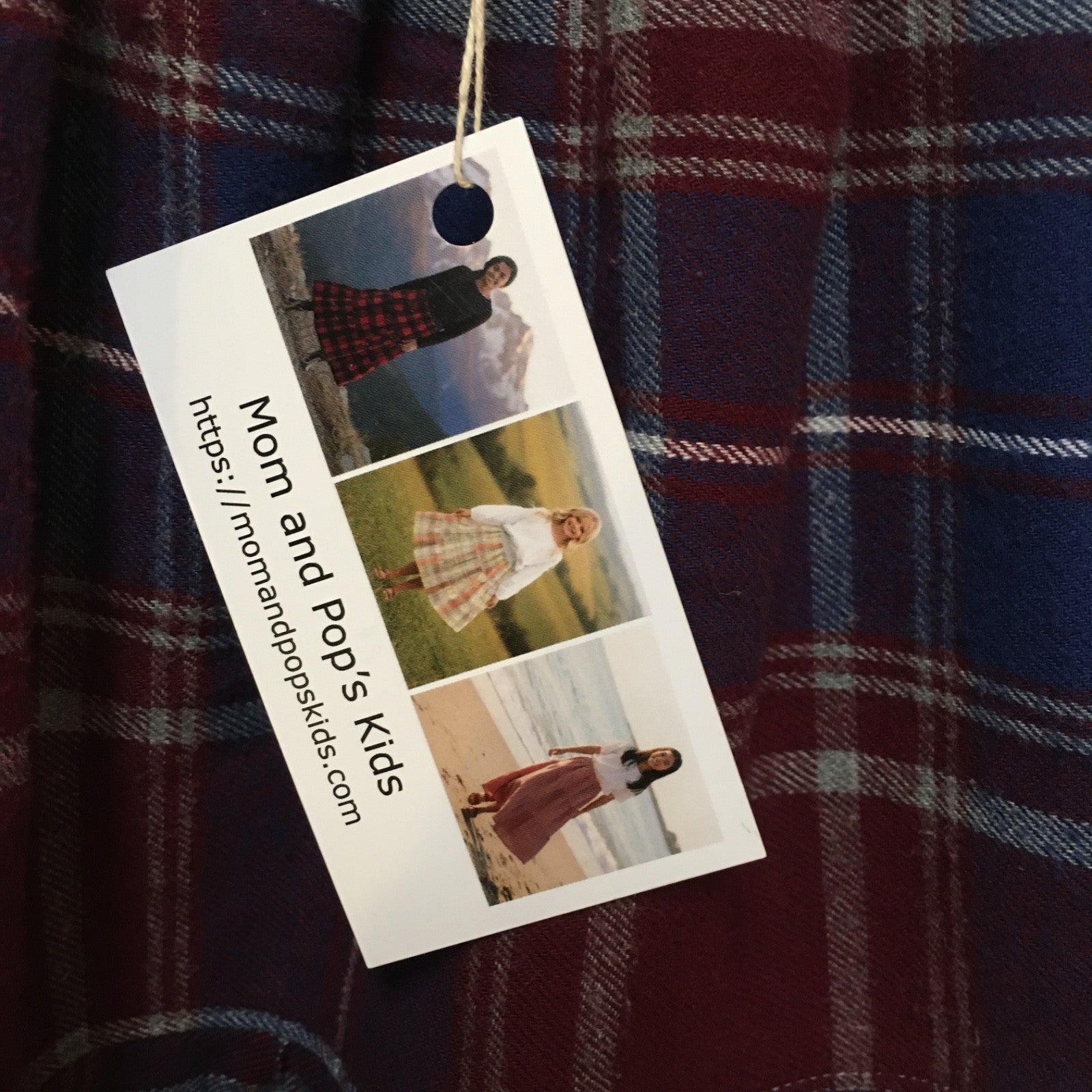 Midi Flannel Plaid Skirt (5)