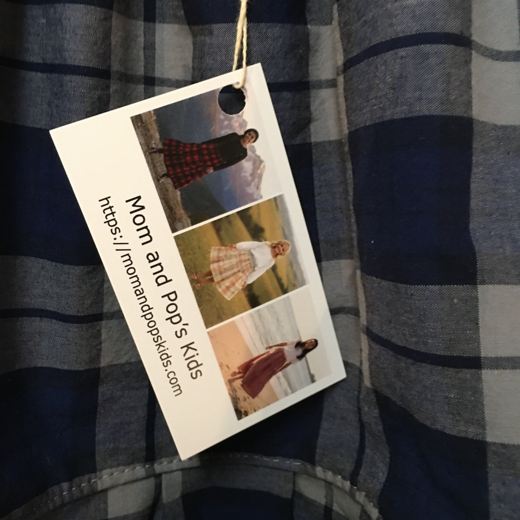 Midi Cotton Plaid Skirt (6)